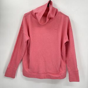Under Armour Women's Athletic  Mock Neck Loose Sweat Shirt M‎ Pink